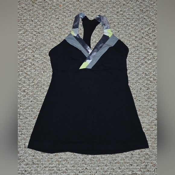 Lululemon Racerback Tank Top Cross Front Slim Fit Workout Active Yoga Women's - Picture 1 of 5